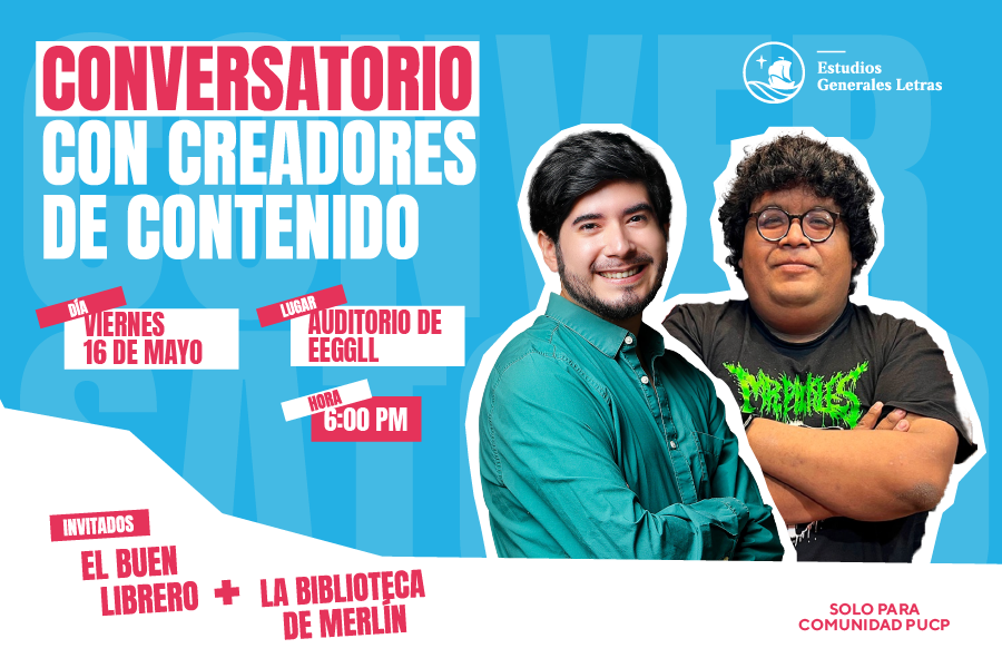 Conversatorio con creadores de contenido: La biblioteca de Merlín y El buen librero