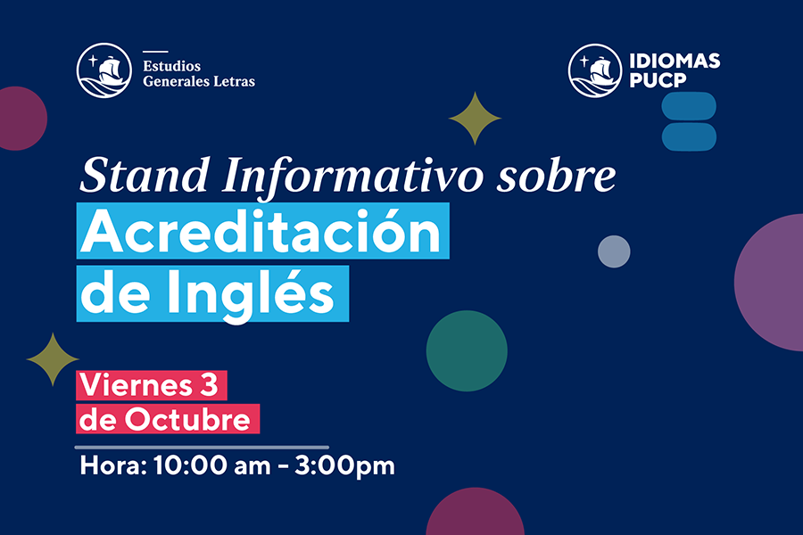 Acredita tu Inglés: Visita el stand informativo